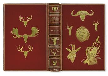 MILLAIS, JOHN GUILLE. Life of Frederick Courtney Selous, D.S.O. 1919. In binding designed by Millais, with 2 ALsS and signed drawing.